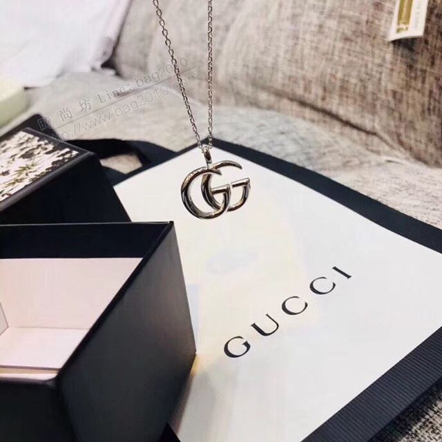 GUCCi飾品 古馳爆款雙G項鏈 Gucci雙G情侶套裝  zgbq1124